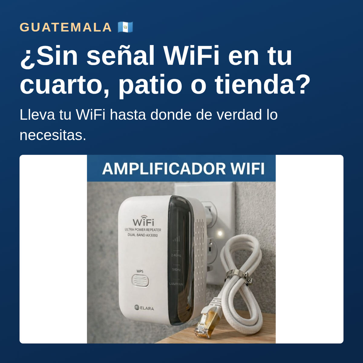 🇬🇹 ¡INTERNET WIFI DONDE QUIERA QUE VAYAS!