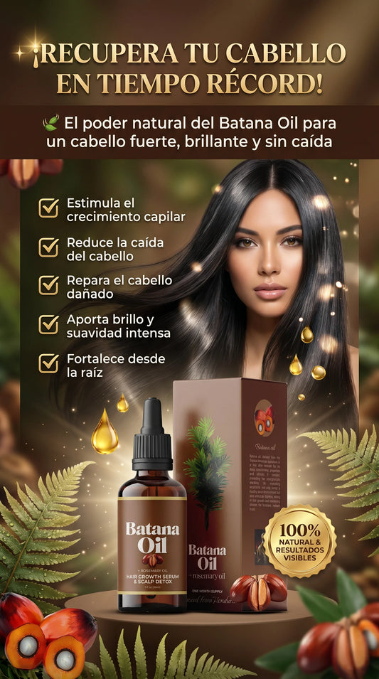 ACEITE 100% PURO DE BATANA IMPORTADO - BIO®