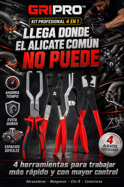 Kit x4 de Alicates Automotrices