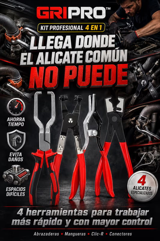 Kit x4 de Alicates Automotrices