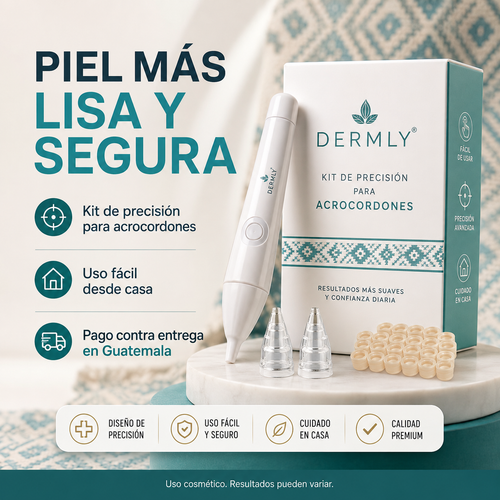 Kit para eliminar verrugas o granos cutáneas sin dolor